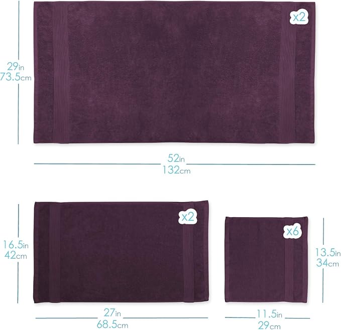 Hearth & Harbor Bath Towels for Bathroom - Image 8
