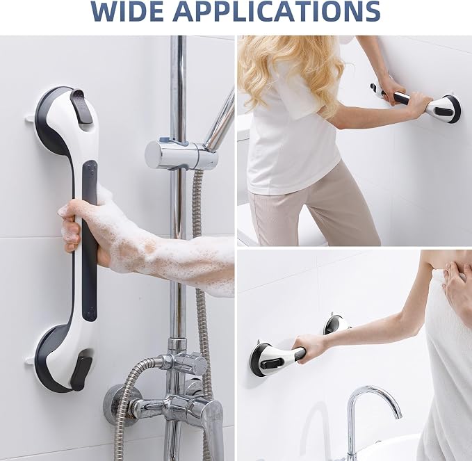 Shower Grab Bar Suction Cup 17 inch, Grab Bars - Image 9