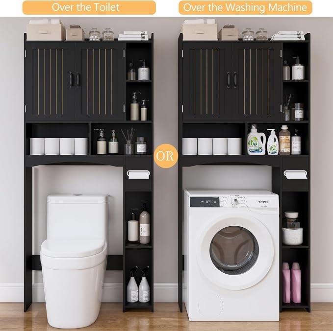 Over The Toilet Storage Cabinet, Over Toilet Bathroom Organizer, Bathroom - Image 6