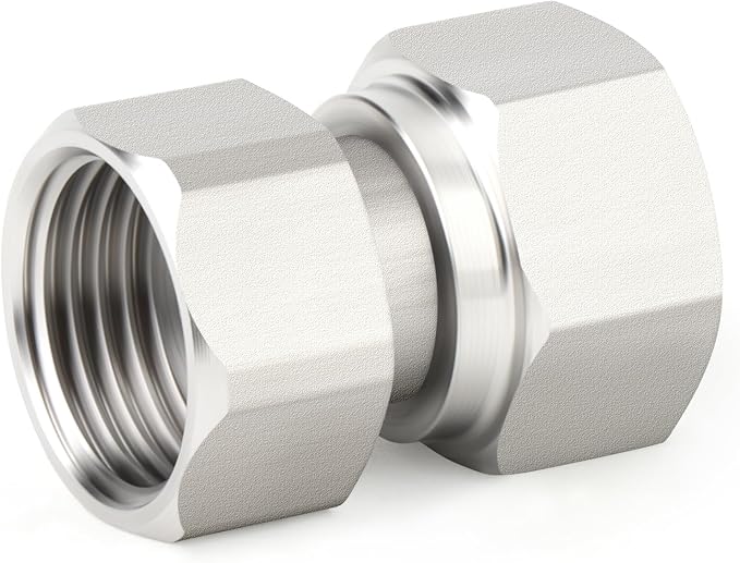TAISHER 2PCS 304 Stainless Steel Flexible Movable Connector, 1/2" Female - Image 2
