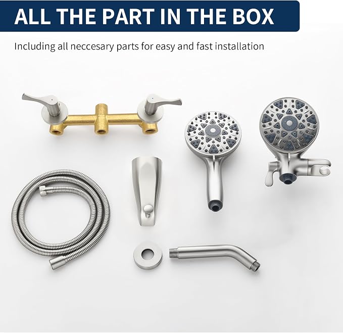 2 Handle Shower Faucet Set - Image 7