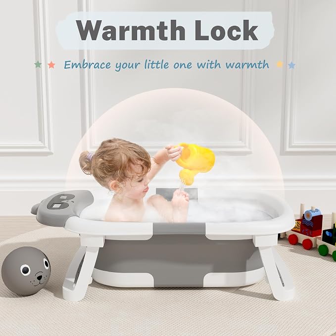 AVIDOR Baby Bathtub, Collapsible Bathtub - Image 6