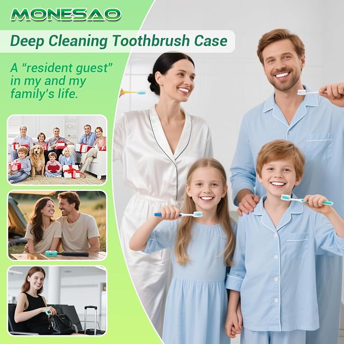 MONESAO Toothbrush Sanitizer Case, Toothbrush Covers - Image 6