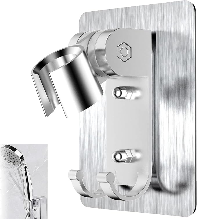 Shower Head Holder, Adjustable Handheld Shower Wand Holder by xlehoely