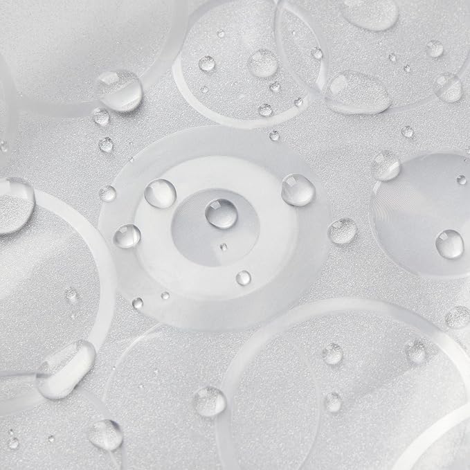 AooHome Plastic Small Shower Curtain Liner - Image 5