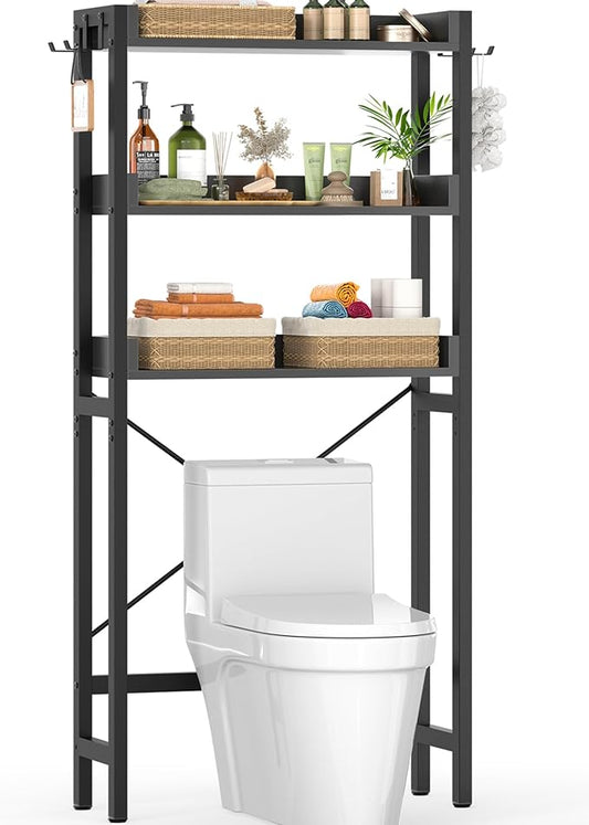 Ecoprsio Over-The-Toilet Storage Rack, 3-Tier Bathroom Organizer Shelf Over by Ecoprsio