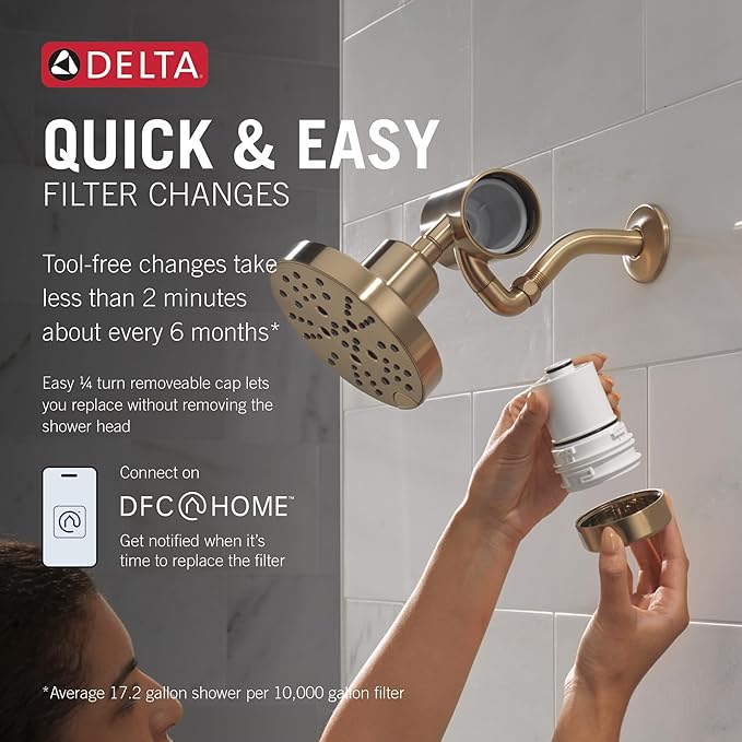 Delta Faucet Clarifi Premium Shower Filter Attachment - Image 3