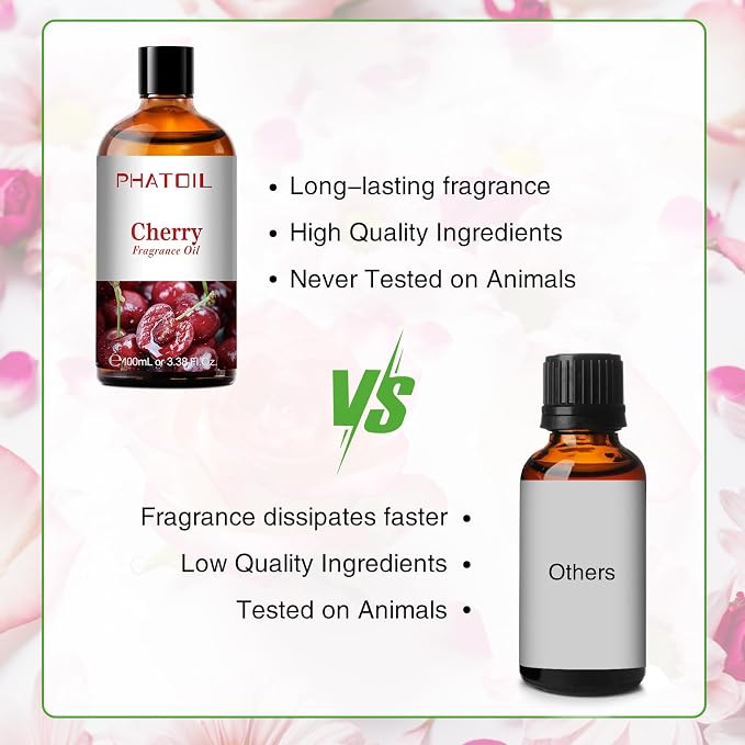 PHATOIL 3.38FL.OZ Cherry Fragrance Oils - Image 4