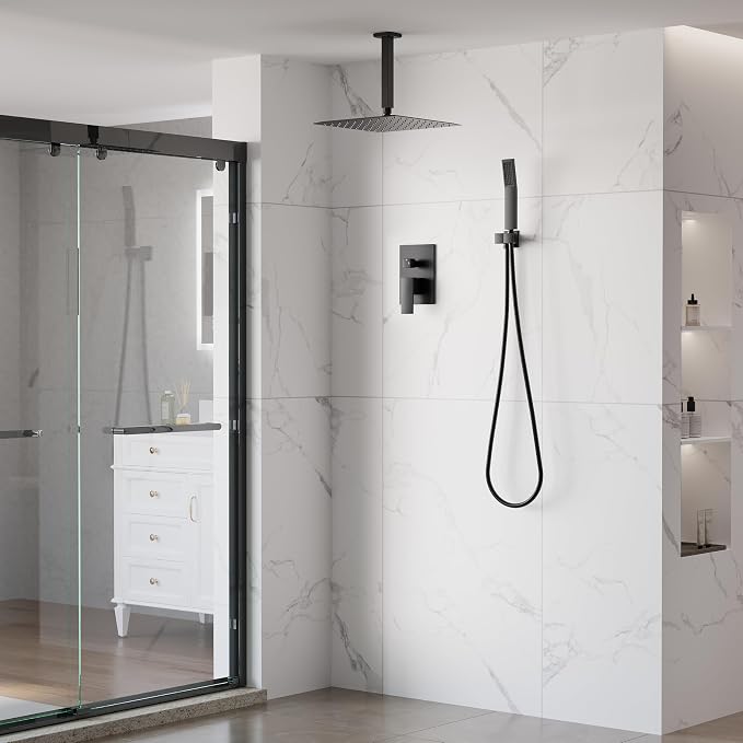 WELLFOR 12-In Ceiling Mount Shower System - Image 7