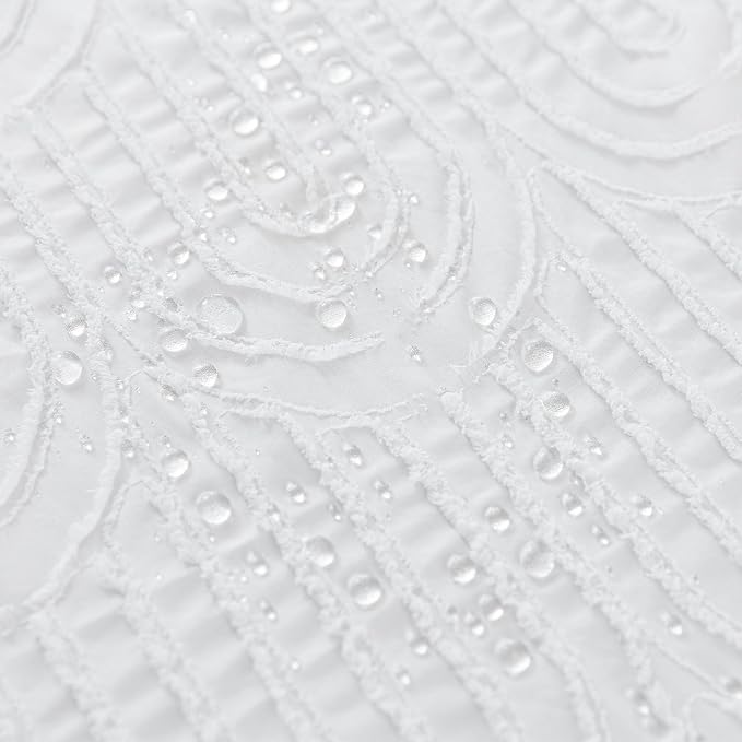 ROSERY No Hook Shower Curtain - Image 6