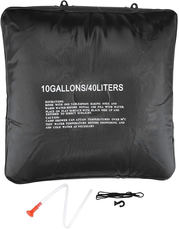 Solar Shower Bag, Waterproof Portable Camping Shower Water Bag, Solar Camping by Unknown
