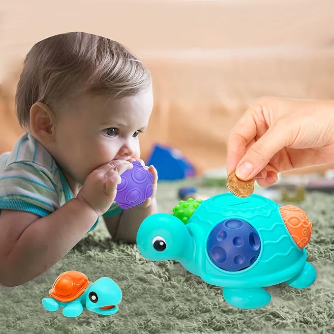 Sensory Balls Montessori Toys for Babies 6-12 Months, Baby Sensory Toys Turtle - Image 9
