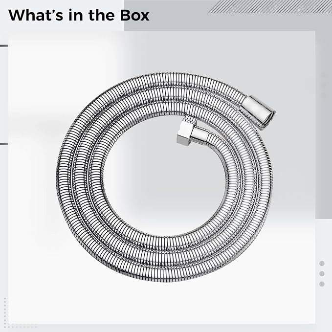 Replacement Shower Hose, 1.5 M High-Flow Stainless Steel, Anti-Burst - Image 5