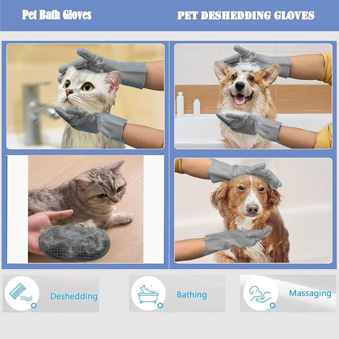 Pet Grooming Gloves - Image 2
