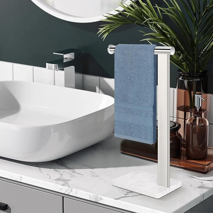 Stainless Steel L-Shaped Hand Towel Holder, SUS304 Bathroom Towel Rack - Image 8