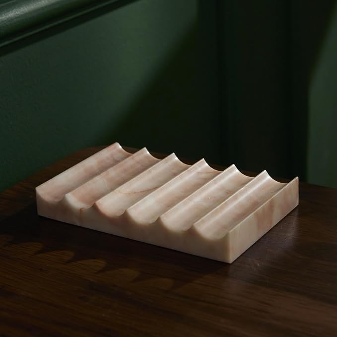 Luxurious Marble Soap Dish Jewelry Ring Tray - Image 3