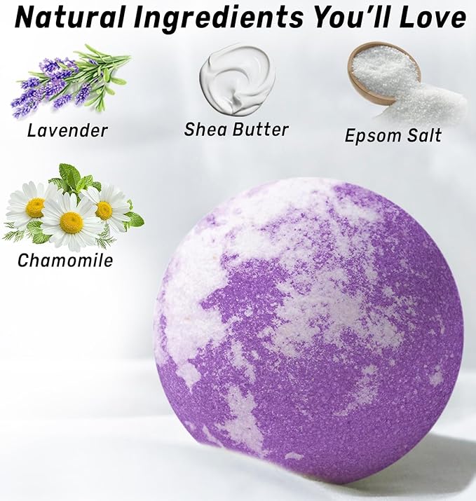 Deep Sleep Bubble Bath Bombs Infused - Image 3