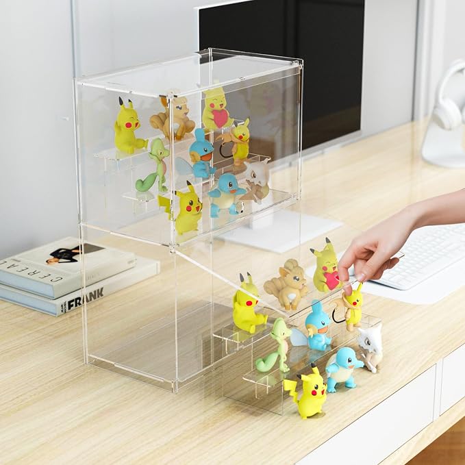 Choowin 2 Layer Clear Acrylic Display Case - Image 3