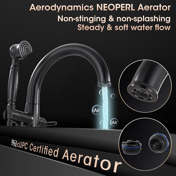 Freestanding Bathtub Faucet Matte Black Floor Mount Tub Faucets High Flow Max - Image 6