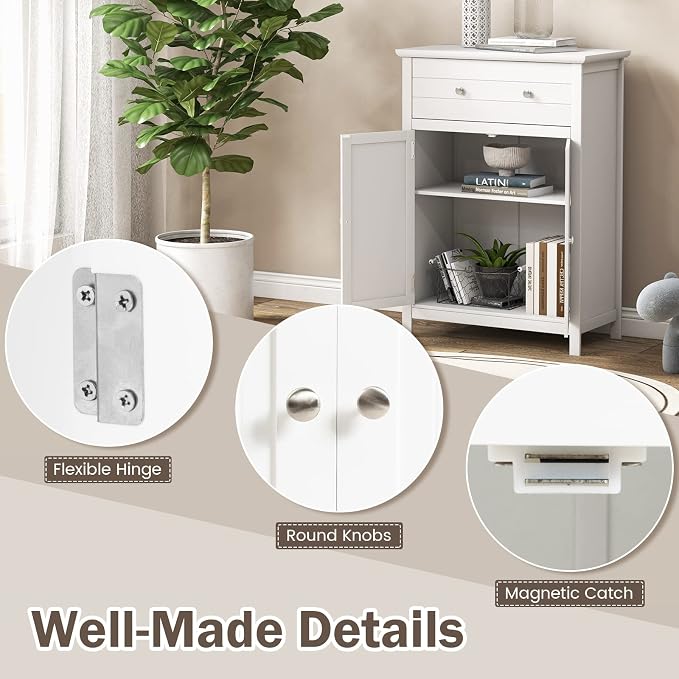 Giantex Bathroom Storage Cabinet - Image 6