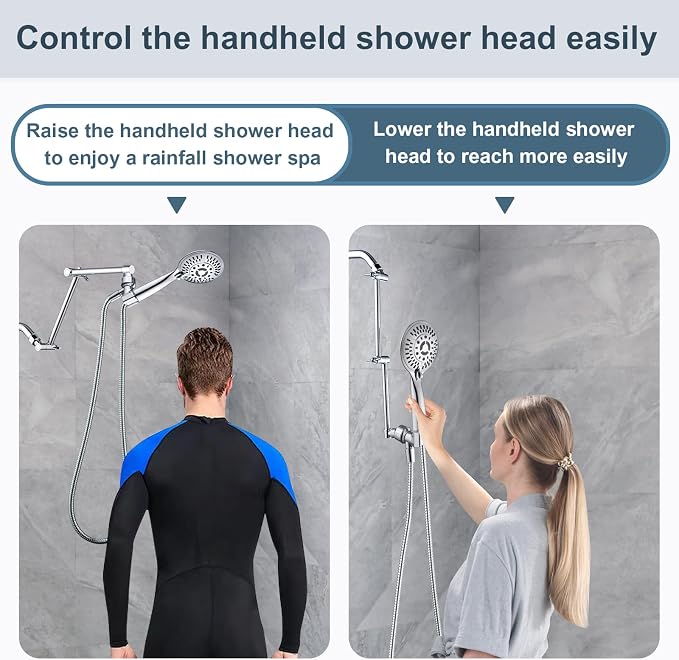 BRIGHT SHOWERS Brass Shower Arm Extender - Image 5
