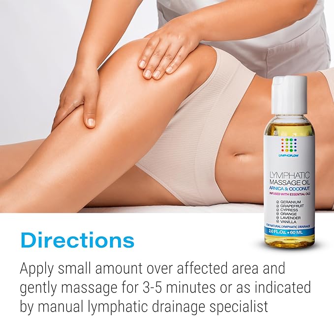 Lymphatic Drainage Massage Oil: Arnica and Coconut Oil - Image 5