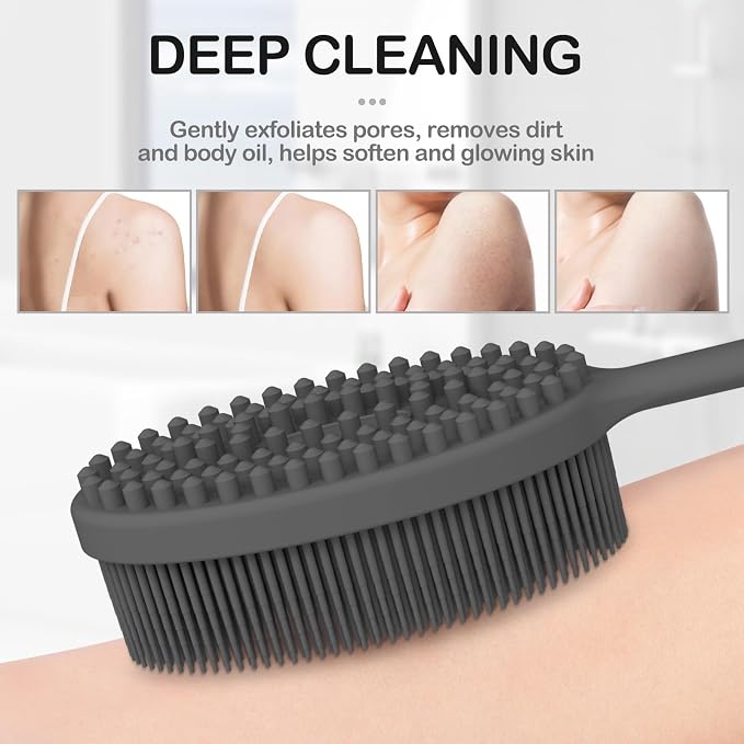 MateeyLife Silicone Body Scrubber Exfoliator - Image 4