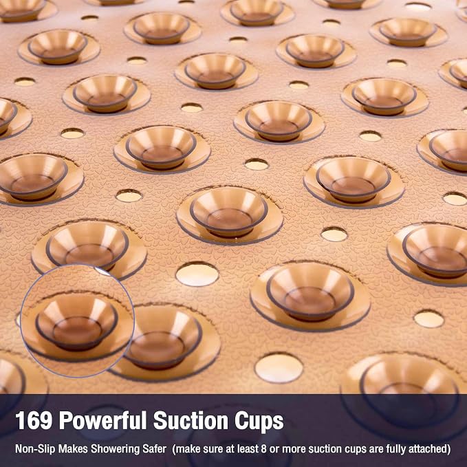Square Shower Bathtub Mat Non Slip - Image 3