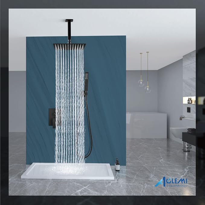 Aolemi Ceiling Mount Shower System Rain Shower Head - Image 8