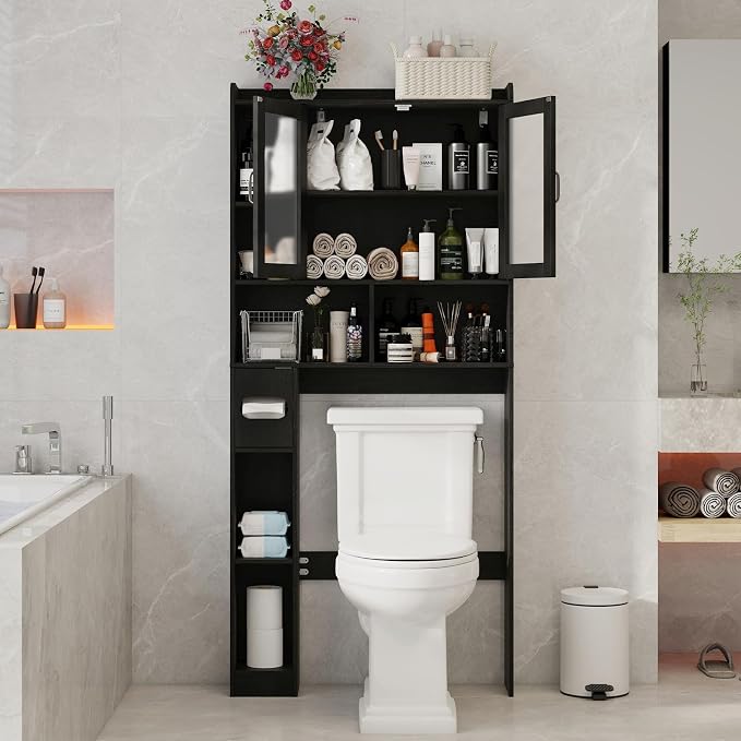 Vabches Over The Toilet Storage Cabinet, Farmhouse Storage Cabinet Over Toilet - Image 7
