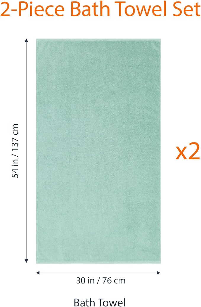Amazon Basics 100% Cotton Quick-Dry Lightweight Moisture Absorbing Bath Towel - Image 5
