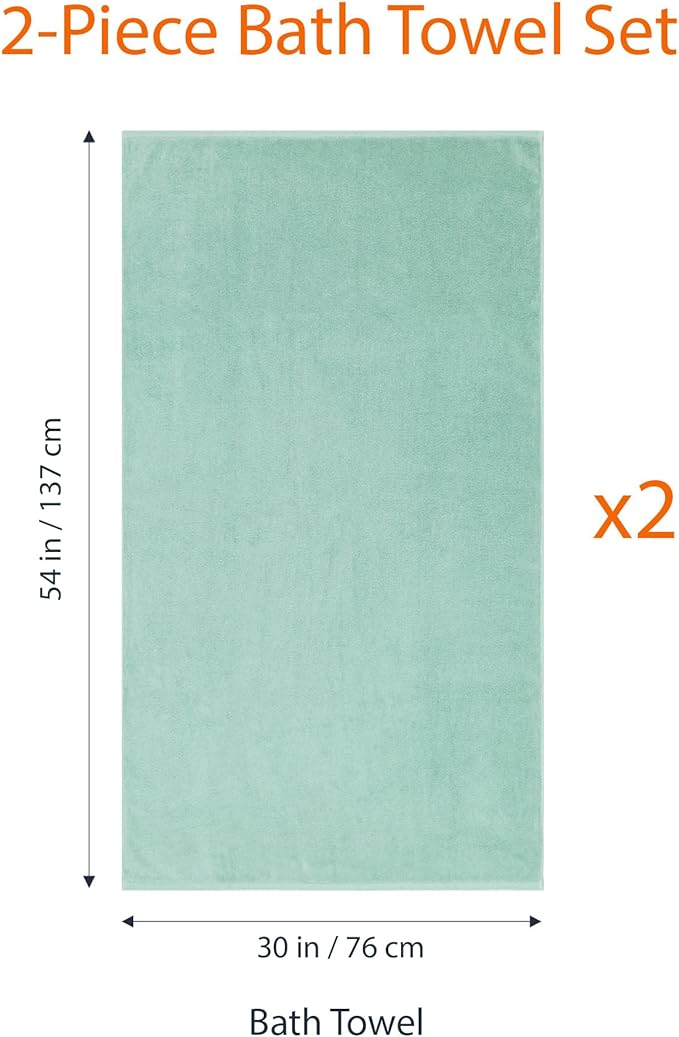 Amazon Basics 100% Cotton Quick-Dry Lightweight Moisture Absorbing Bath Towel - Image 5
