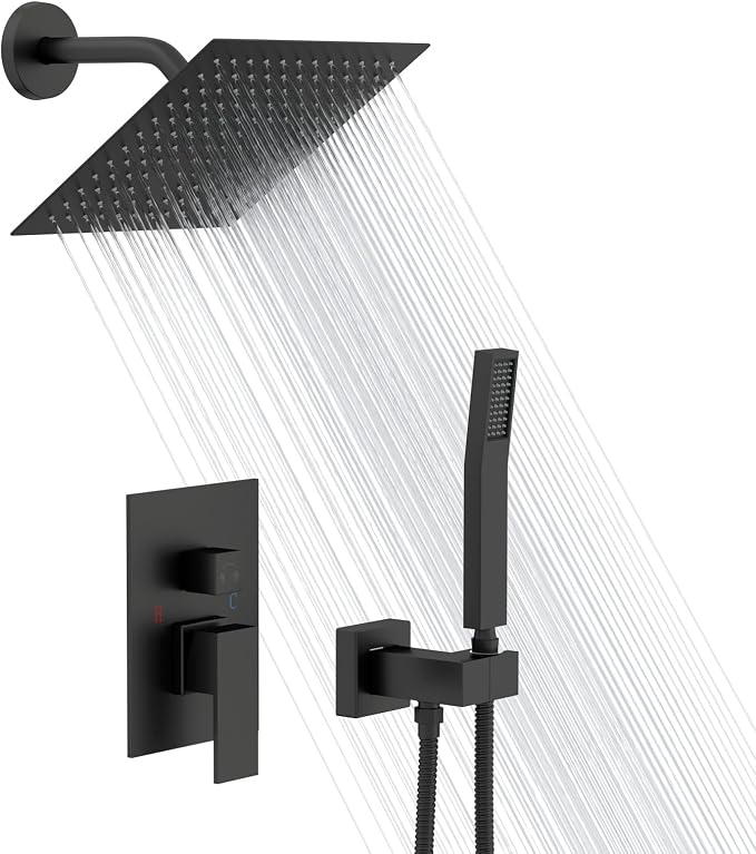 Black Shower Head Faucet by LORDEAR