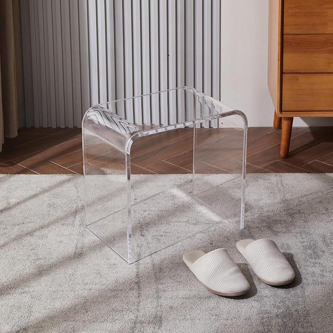 Acrylic 15 Inch Small Stool, Seating and Placing Items - Image 5
