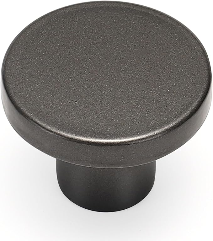 Ravinte 3 Pack Cabinet Knobs Pearl Grey Kitchen Cabinet Knobs Round Dresser by Ravinte