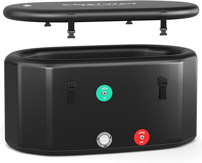 COSTWAY XL 129 Gal Oval Ice Bath Tub by COSTWAY