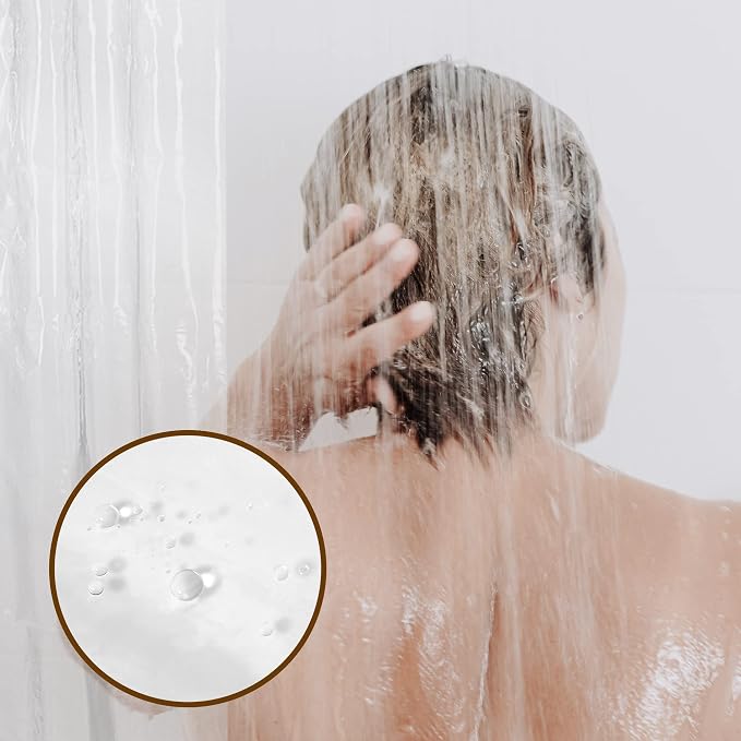 Barossa Design Plastic Shower Liner Clear - Image 9