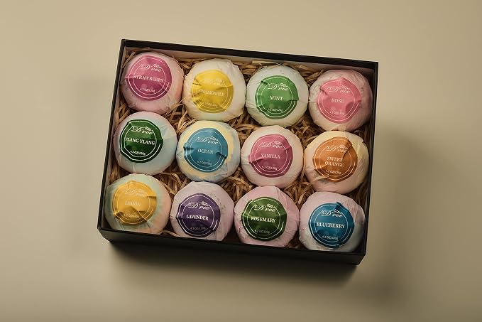Bath Bombs Gift Set, XXL 4.2oz 12Pcs. All Natural Handmade Bathbombs - Image 9