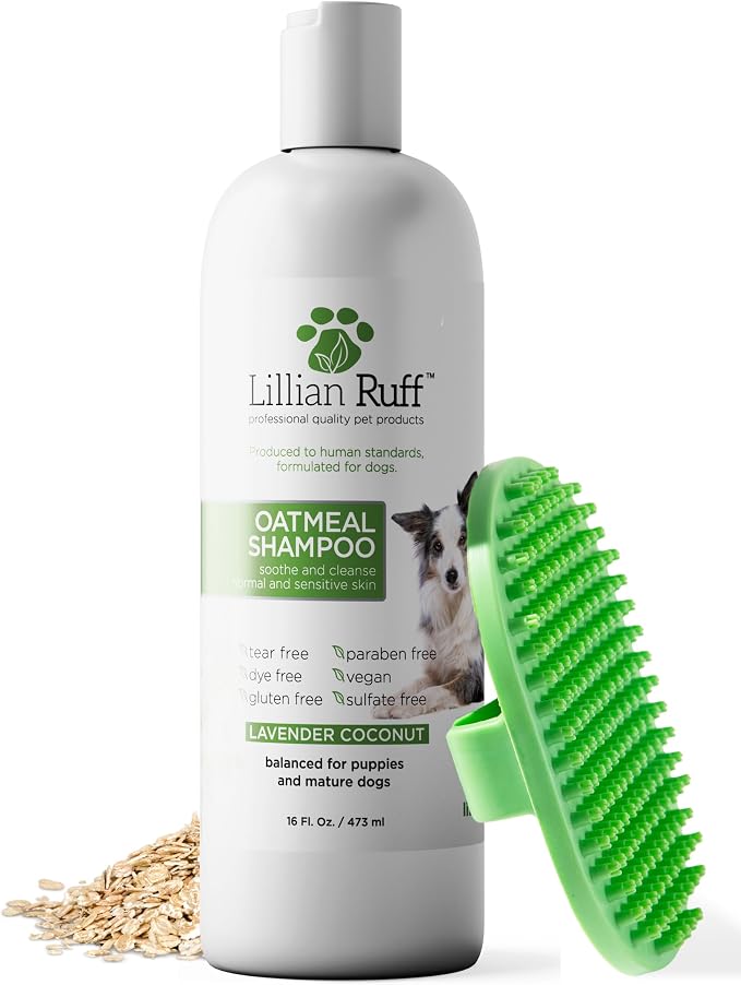 Lillian Ruff PRO Formula Deodorizing Oatmeal Dog Shampoo by LillianRuff