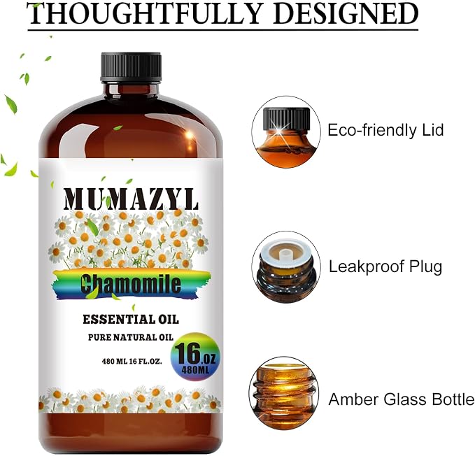 Chamomile Essential Oil, Chamomile Oil 16 Fl Oz 480ML - Image 2