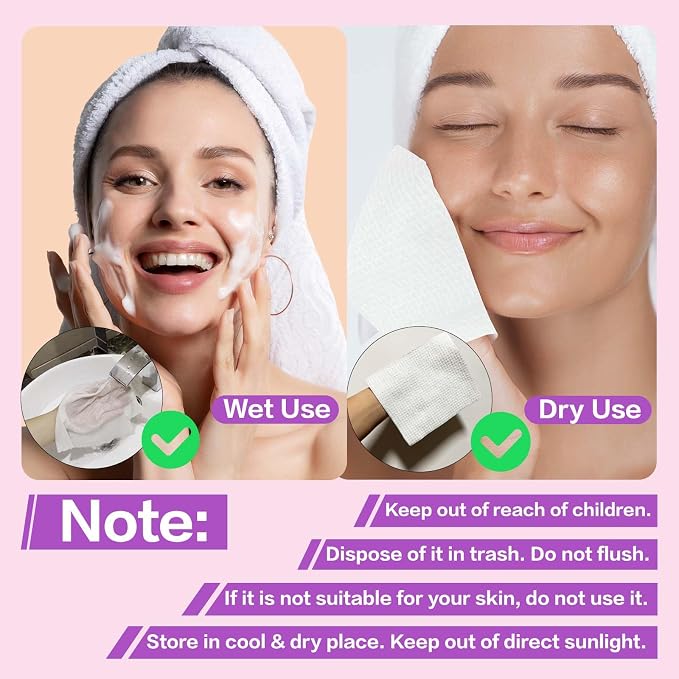 Vinda Face Towels, Disposable, XL facial towels - Image 4
