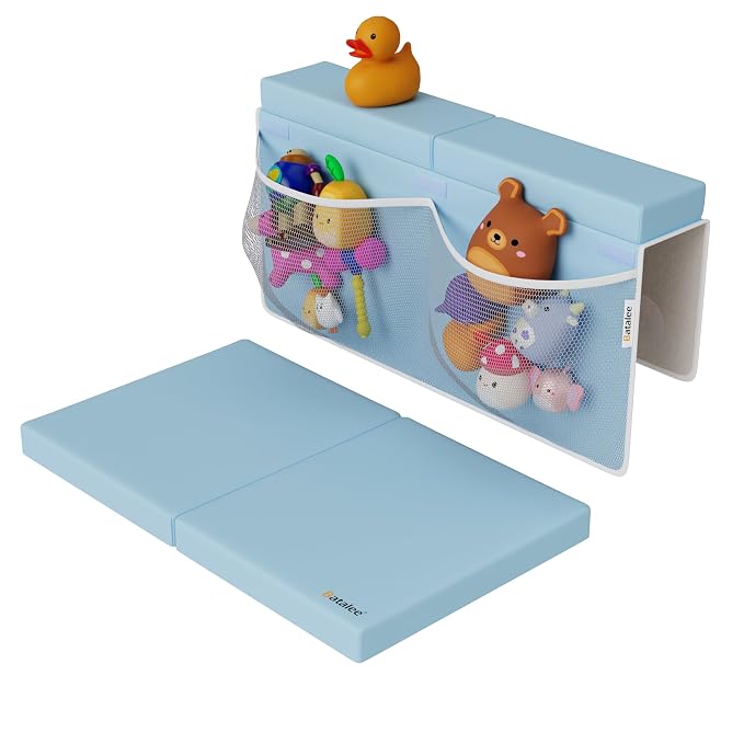Bath Kneeler and Elbow Rest Pad Set, Premium Gift by BATALEEMadeParentingEasy