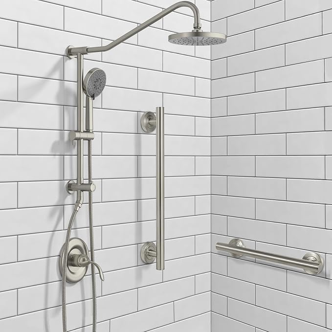 Lava Odoro Shower Grab Bar, Modern Stainless Steel Handicap Grab Bar - Image 5