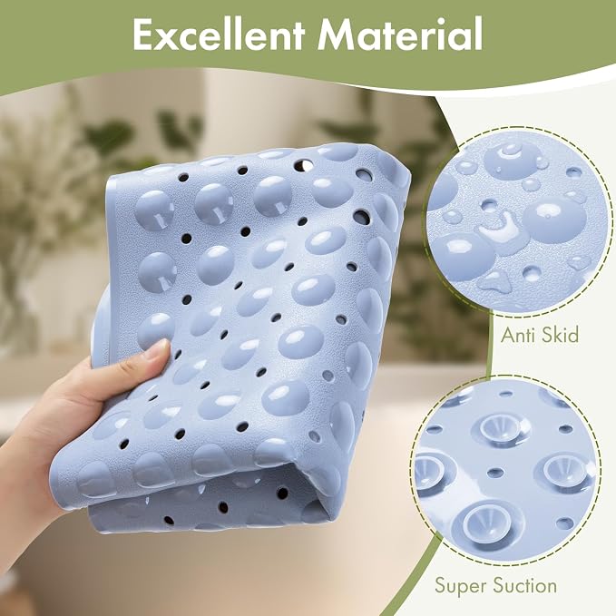 AmazerBath Shower Mat Non Slip 40 x 16 Inches, Shower Stall Mats - Image 6