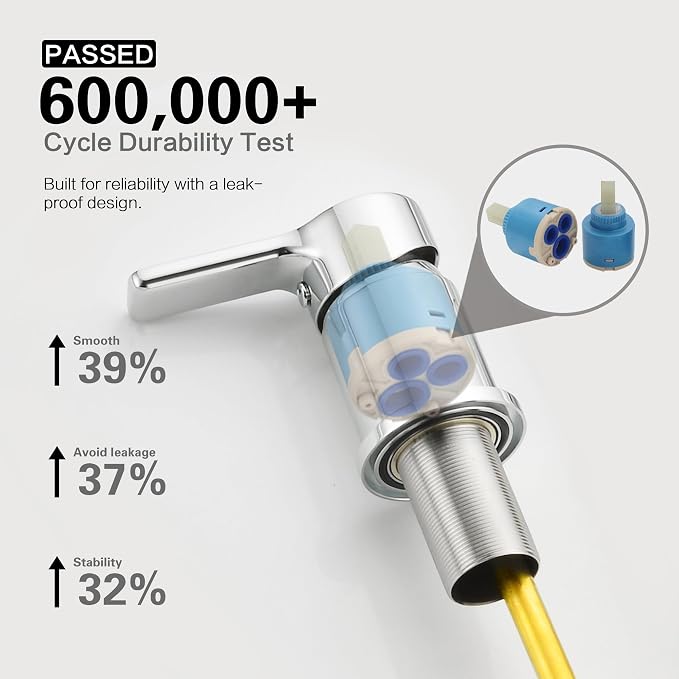 3 Hole Deck Mount Roman Tub Faucet - Image 7