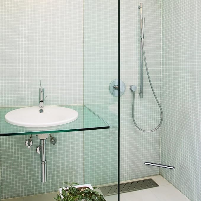 Chrome Shower Foot Rest Bar, Corner Shower Foot Rest - Image 7