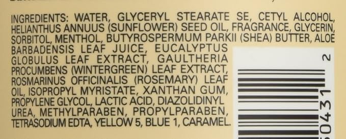 Village Naturals Therapy Muscle Shea Butter Lotion, Eucalyptus Mint Scent - Image 9