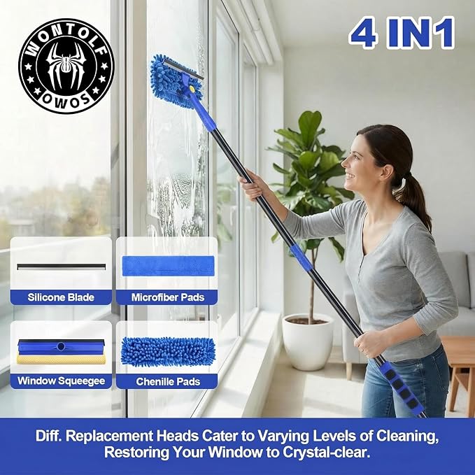 Wontolf 79'' Window Squeegee Cleaner Tool - Image 3