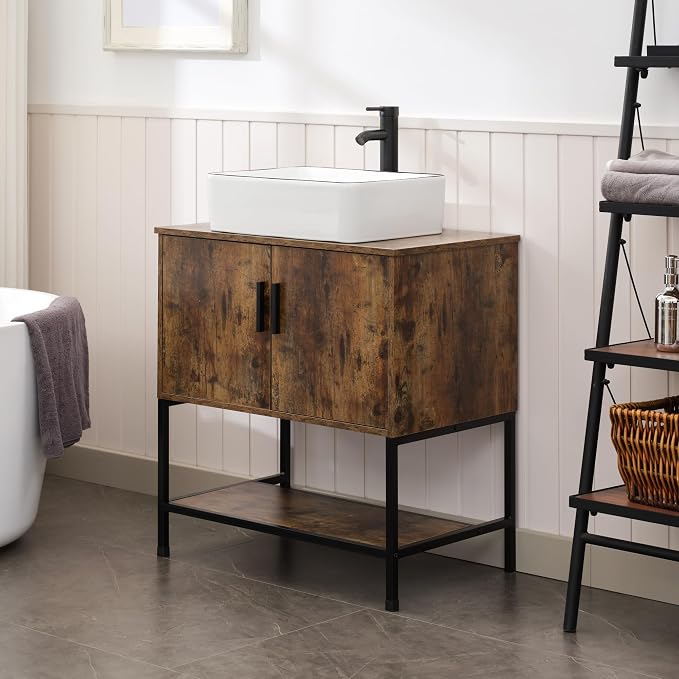 UEV Rustic Brown 30" Bathroom Vanity - Image 5