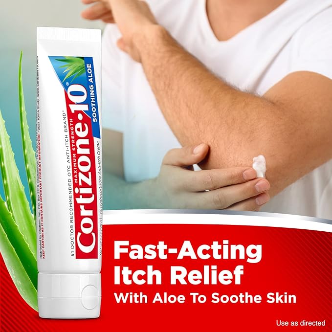 Cortizone 10 Maximum Strength Anti-Itch Cream - Image 6
